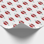 Kute Apple Quote Wrapping Paper Cadeaupapier (Hoek)