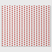 Kute Apple Wrapping Paper Cadeaupapier (Vlak)