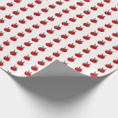 Kute Apple Wrapping Paper Cadeaupapier (Hoek)