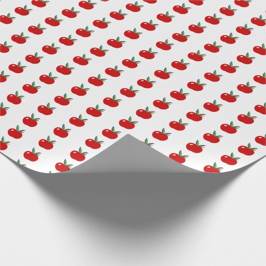 Kute Apple Wrapping Paper Cadeaupapier (Hoek)