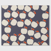 Kute Apple Wrapping Paper Cadeaupapier (Vlak)