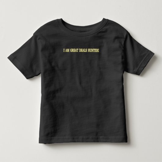 Kute Artwork Design "Great Deals Hunter" Kopen Kinder Shirts (Voorkant)