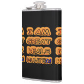 Kute Artwork Design "Great Deals Hunter" Nu kopen Heupfles (Links)
