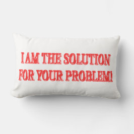 Kute Artwork Design "I AM THE SOLUTION" Kopen Kussen