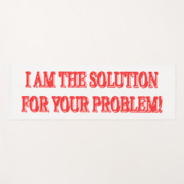 Kute Artwork Design "I AM THE SOLUTION" Kopen Yogamat
