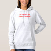 Kute Artwork Design "I AM THE SOLUTION" Nu kopen Hoodie (Voorkant)