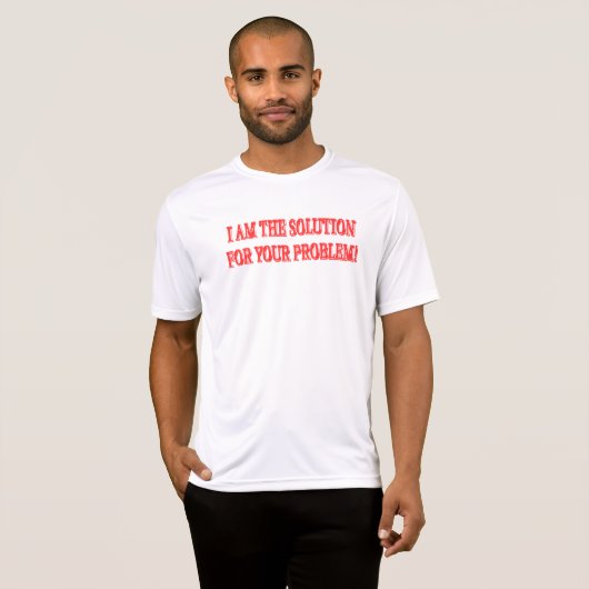 Kute Artwork Design "I AM THE SOLUTION" Nu kopen T-shirt (Voorkant volledig)