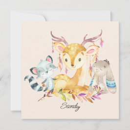 Kute Baby Animals Aangepaste naam Genderneutraal