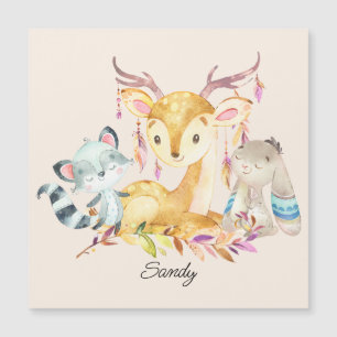 Kute Baby Animals Aangepaste naam Genderneutraal