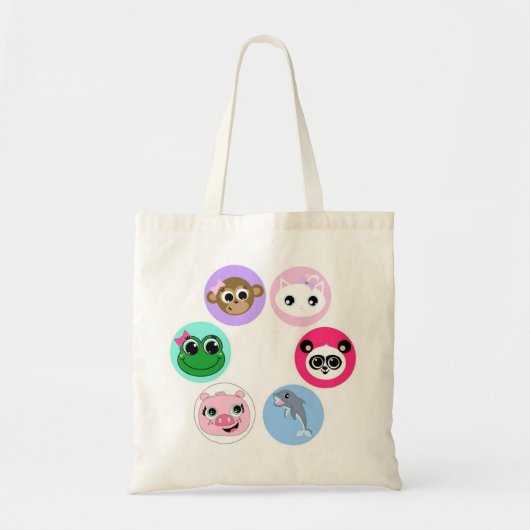Kute Baby Animals Tote Bag (Voorkant)