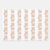 Kute baby beer inpakblad inpakpapier vel (Voorkant)