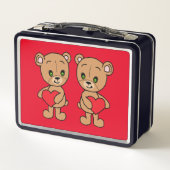 Kute baby beer met hart (Achterkant)