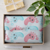 Kute baby gender laten zien tissuepapier (Geschenk)