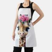 Kute Baby Giraffe met bloemen en Holly Schort (Insitu)