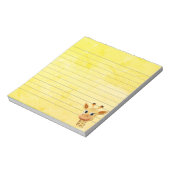 Kute Baby Giraffe Tekening gelijnd Notitieblok (Linkerzijde)