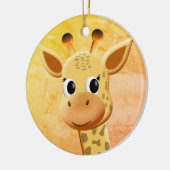 Kute Baby Giraffe tekening Keramisch Ornament (Links)