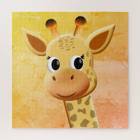 Kute Baby Giraffe tekening Legpuzzel (Verticaal)
