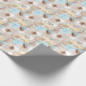 Kute Baby Het is koud buitenpakpapier Cadeaupapier (Hoek)