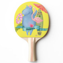 Kute Baby Hippo met de Naam van de Douane van Flam