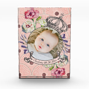 Kute Baby Keepomwille Birth Date Custom Photo Bloc Fotoblokken