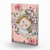 Kute Baby Keepomwille Birth Date Custom Photo Bloc Fotoblokken (Rechts)
