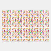 Kute Baby kerstdieren Funny Cartoon Kinder Inpakpapier Vel (Voorkant 3)