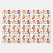 Kute Baby kerstdieren Funny Cartoon Kinder Inpakpapier Vel (Voorkant 2)