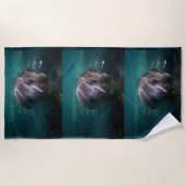 Kute baby manatee strandhanddoek strandlaken (Voorkant)