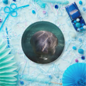 Kute baby manatepapier borden papieren bordje (Feest)