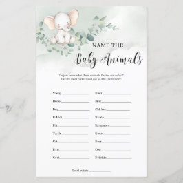 Kute baby-olifant noemt het wild van de babydieren