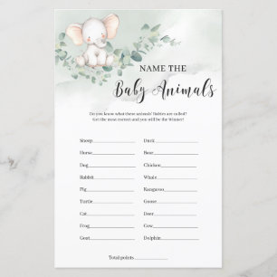 Kute baby-olifant noemt het wild van de babydieren