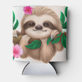 Kute Baby-sleuf in een boom Blikjeskoeler (Voorkant)