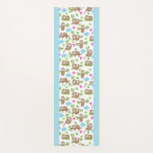 Kute Baby-sleuven met blauwe witte pooldots Yogamat (Voorkant)