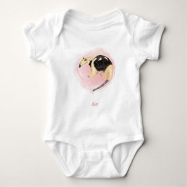 Kute baby voor moeder en baby tamandua (wit) romper