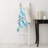 Kute baby walvis personalize sherpa deken (In situ)