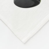 Kute Baby Zebra, naam en bericht van het kind Fleece Deken (Hoek)