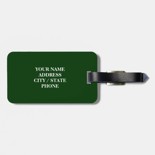 Kute Bagagelabel met palmboom | Aloha! (Achterkant horizontaal)