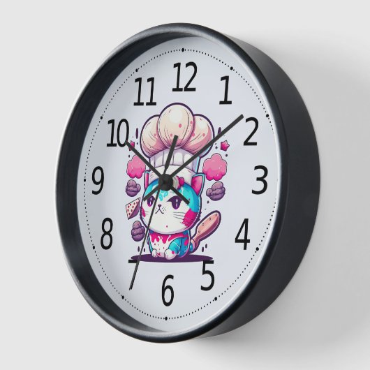 Kute Baker Pastry Chef Cat Kitten met brood | (Hoek)