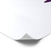 Kute Baker Pastry Chef Cat Kitten met brood | Poster (Hoek)