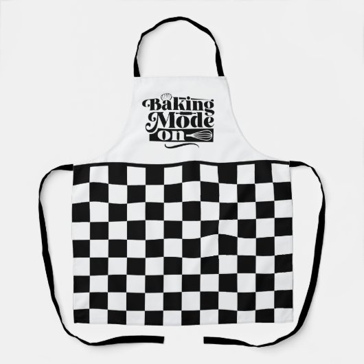 Kute baking mode woordkunst schort (Voorkant)
