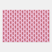 Kute ballonnen - Roze en Rode Kinderen, eerste ver Inpakpapier Vel (Voorkant)