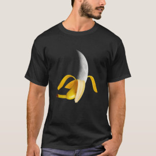 Kute banaan met washalve maan t-shirt