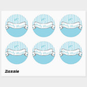 Kute banner Baby Boy Shower Sticker (Vel)