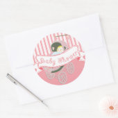 Kute  banner Baby Girl Shower Sticker (Envelop)