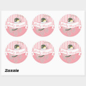 Kute  banner Baby Girl Shower Sticker (Vel)