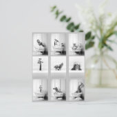 Kute bathroomdieren in Bathtub Briefkaart (Staand voorkant)