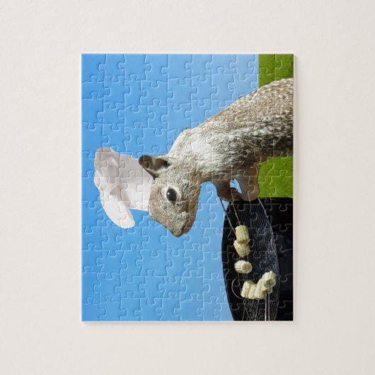 Kute BBQing Squirrel Legpuzzel (Verticaal)