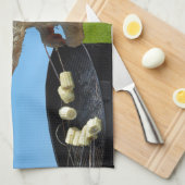 Kute BBQing Squirrel Theedoek (Quarter Fold)