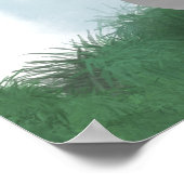 Kute Be-achtige Bunny Gender Neutral Poster (Hoek)