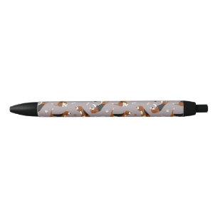 Kute beagles Paws and Botten Grey Zwarte Inkt Pen
